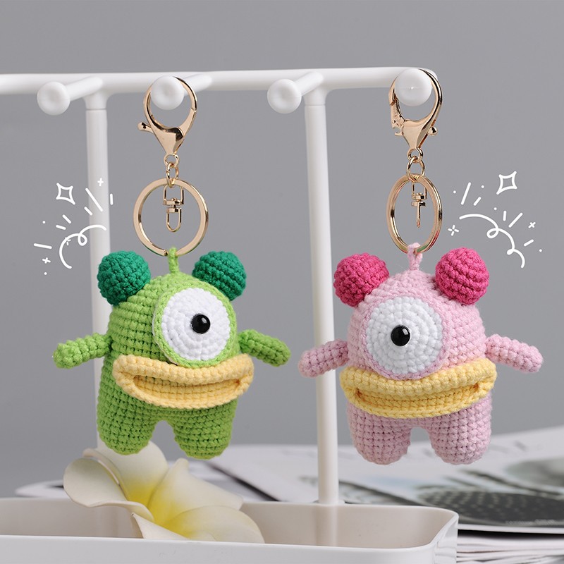 Crochet Monster Keychain factory