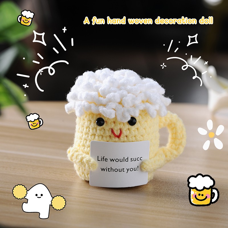 Crocheted Beer Mug Plush factory