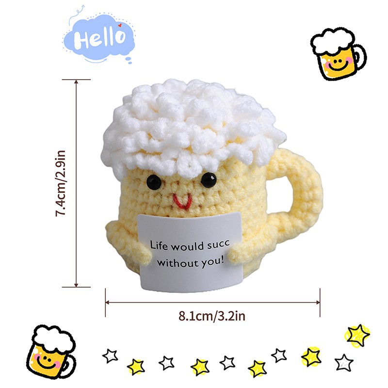 Crocheted Beer Mug Plush price