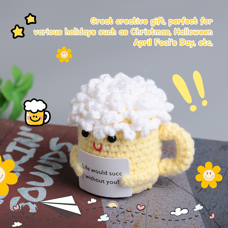 Crocheted Beer Mug Plush price