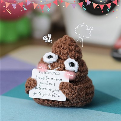 Háčkovaný plyšový hovno