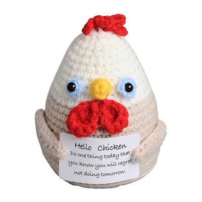 Háčkovaný kurací plyš